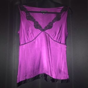 Banana Republic Purple Silk Tank
